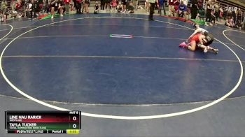 91 lbs Champ. Round 1 - Tayla Tucker, Total Domination Wrestling vs Line Nau Rarick, WESTLAKE