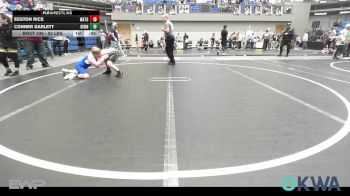 83 lbs Rr Rnd 5 - Eeston Rice, Watonga Youth Wrestling vs Conner Garlett, Hennessey Takedown Club