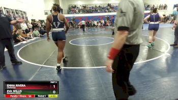 185 lbs Semifinal - Emma Rivera, Lewiston vs Eva Willis, Bonners Ferry