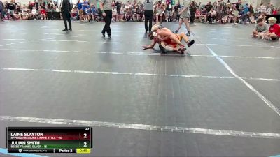 165 lbs Round 2 (6 Team) - Laine Slayton, Applied Pressure X Kame Style vs Julian Smith, Beebe Trained Silver