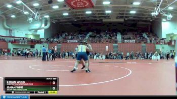 285 lbs Cons. Round 3 - Isaiah Wine, Delta Wreslting Club vs Ethan Wood, Chesterton Wrestling Club