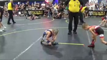 53 lbs Round 3 (8 Team) - Quinton Franklin, ARES Red vs Hudson Broz, Nebraska Elite