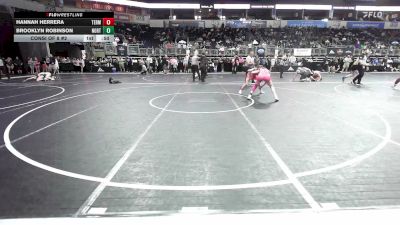 112 lbs Consi Of 8 #2 - Hannah Herrera, Terminator vs Brooklyn Robinson, Northwest (Cedar Hill)