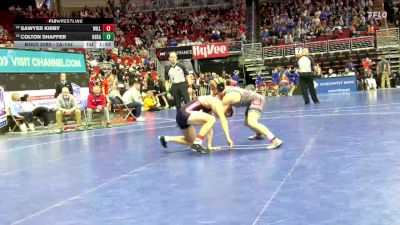 2A-144 lbs Cons. Round 2 - Sawyer Kirby, Williamsburg vs Colton Shaffer, Oskaloosa