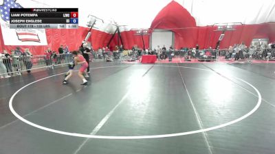 135 lbs Champ. Round 1 - Liam Potempa, Lake Zurich Wrestling Club vs Joseph Englese, ISI