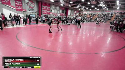 100 lbs Cons. Round 4 - Gabriela Morales, Adelanto vs Alexis Magana, Chino