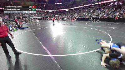 150 lbs Semis - Kingston Galetka, Pardeeville vs Tavin Bomkamp, Parkview/Albany