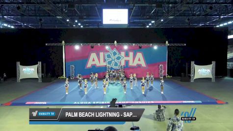 Palm Beach Lightning - SAPPHIRES [2022 L2 Junior Day 1] 2022 Aloha Kissimmee Showdown DI/DII