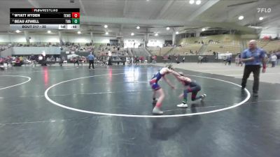 55 lbs Quarterfinal - Beau Atwell, TN Wrestling Academy vs Wyatt Hyden, Buccaneer Wrestling Club