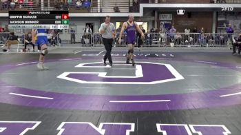 197 lbs Round 1 (4 Team) - Jackson Brinker, Cornell College vs Griffin Schultz, Luther