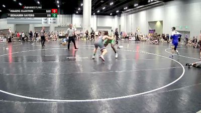 147 lbs Champ. Round 2 - Haaziq Claxton, North Atlanta High School vs Benjamin Sayers, Unaffiliated