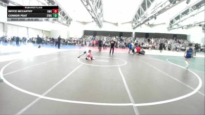 56-B lbs Quarterfinal - Bryce McCarthy, Fightin Irish Wrestling Club vs Connor Peat, Shore Thing WC