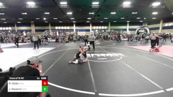 74 lbs Consi Of 16 #2 - Ryder Cloes, Yucaipa Thunder WC vs Joe Navarro, Hyperbolic WC