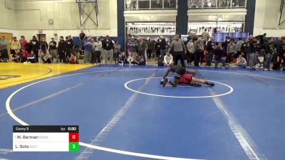 107 lbs Consy 5 - Max Berman, Germantown Academy vs Lazaro Soto, Southwest Miami-FL