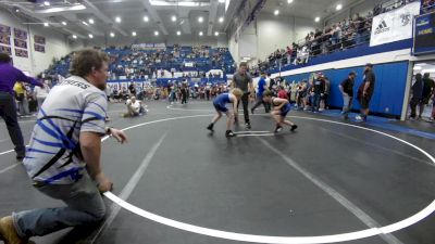 73 lbs Rr Rnd 4 - Deacon Marquez, Team Guthrie Wrestling vs Ezekiel Boyd, Harrah Little League Wrestling