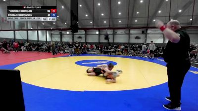 Junior Boys GR - 138 lbs Cons. Round 2 - Hunter Duncan, WA vs Roman Sorensen, AK