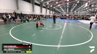 100 lbs Cons. Semi - Lawrence Hilbert, ONE Wrestling Academy vs Easton Oberbeck, West Texas Grapplers Wrestling Club