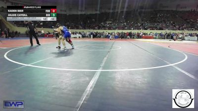 138 lbs Consi Of 32 #2 - Kaden Bier, Perry vs Julius Caygill, Bixby