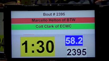 58 lbs Final - Marcello Helton, BTW vs Colt Clark, ECWC