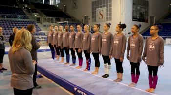 Full USA National Team Warmup - Training Day 1, 2017 Jesolo Trophy