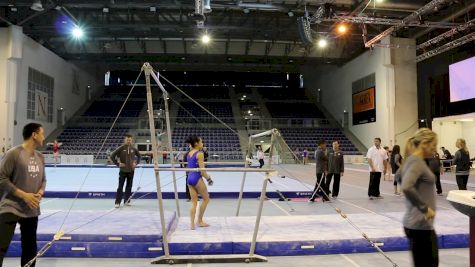Victoria Nguyen Hits Laid-out Jaeger in Full Bar Set- Training Day 1, 2017 Jesolo Trophy