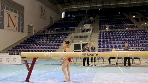 Victoria Nguyen Beam Routine - Training Day 1, 2017 Jesolo Trophy