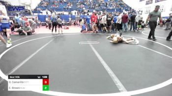 76 lbs Quarterfinal - Gus Camarillo, Standfast vs Easton Brown, Blackwell Wrestling Club