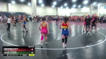 105 lbs Placement (16 Team) - Cassie Mckeen, Team Iowa Beach Bums vs Cheyenne Stacy, Nebraska Marvels