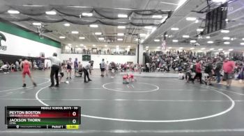 90 lbs Quarterfinal - Jackson Thorn, STMA vs Peyton Boston, Van Buren High School