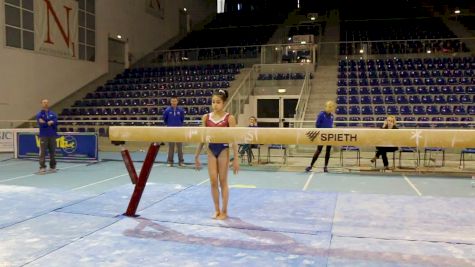 Victoria Nguyen Beam Routine - Training Day 2, 2017 Jesolo Trophy