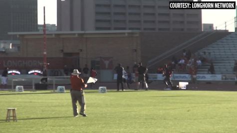 Texas Relays Men's 800m - Last 200m UTEP's Saruni Kicks Down Donavan Brazier