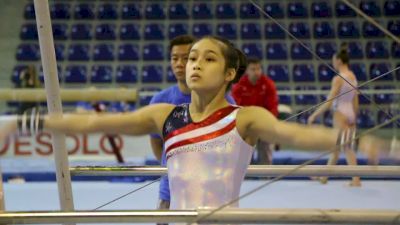 Victoria Nguyen Bar Routine- Training Day 3, 2017 Jesolo Trophy