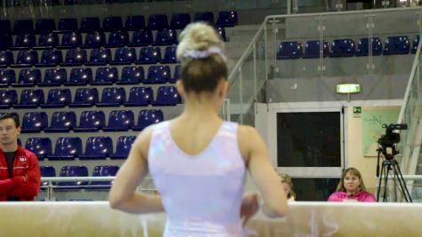 Ashton Locklear Beam Routine Timer Dismount - Training Day 3, 2017 Jesolo Trophy