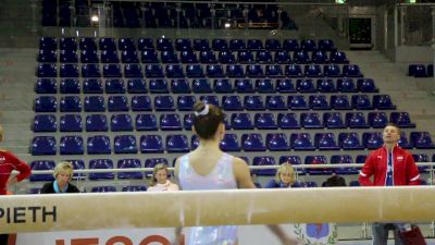 Olivia Dunne Beam Routine- Training Day 3, 2017 Jesolo Trophy