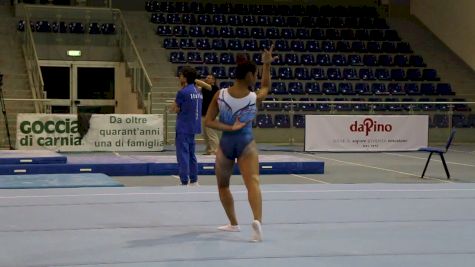 Marine Boyer (FRA) Performs Captivating Dance Through On Floor - Training Day 3, 2017 Jesolo Trophy