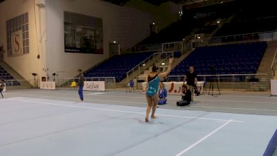 Desiree Carofiglio (ITA) Floor Dance Through - Training Day 3, 2017 Jesolo Trophy