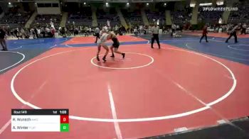 182 lbs Round Of 16 - Ronan Wunsch, Maize Wrestling vs Alexander Winter, Flathead Valley WC