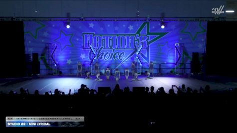 Studio 22 - Mini Lyrical [2025 Mini - Intermediate - Contemporary/Lyrical Day 1] 2025 Nation's Choice Dance Grand Championship & Cheer Showdown