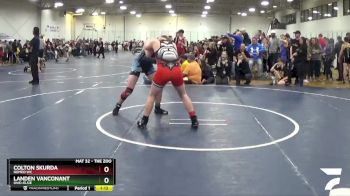 133 lbs Quarterfinal - Colton Skurda, Romeo WC vs Landen VanConant, Ovid-Elsie