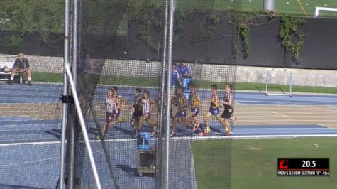 Men's 1500m, Section C