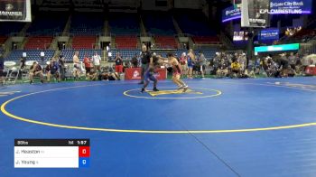 88 lbs Cons 8 #1 - Jackson Heaston, Indiana vs Jaymz Young, Illinois