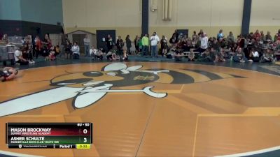 50 lbs Cons. Round 3 - Asher Schulte, Pardeeville Boys Club Youth Wr vs Mason Brockway, Summit Wrestling Academy