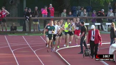 Collision in 1500m at Stanford