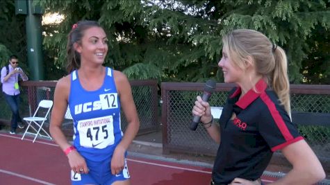 Jenna Hinkle wins 1500 section 2