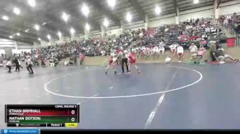 129 lbs Cons. Round 2 - Nathan Dotson, Morgan vs Ethan Brimhall, Springville