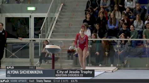 Alyona Shchennikova - Vault, USA - 2017 City of Jesolo Trophy