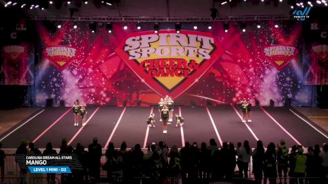 Carolina Dream All Stars - Mango [2025 L1 Mini - D2 Day 1] 2025 Spirit Sports Myrtle Beach Nationals