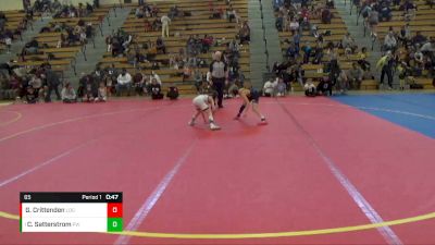 65 lbs Quarterfinal - Cal Satterstrom, Pursuit Wrestling vs Garrett Crittenden, Legends Of Gold