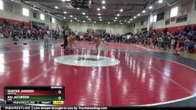 100 lbs Semifinal - Kai Jacobson, LAW vs Hunter Janssen, MN Elite