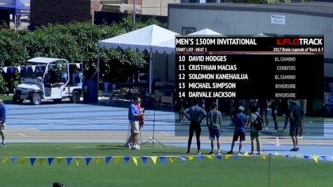 Men's 1500m, Heat 1 - Invitational